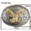 ceinture golden eagle avec motifs rétro, structure exquise, artisanat d'instituts
