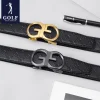 ceinture golf business and leisure pour homme, métal, structure automatique, élégante, classique, mode polyvalente