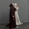 Abaya à capuche pour femme, robe musulmane arabe, robe maxi décontractée, caftan uni, robe à manches longues, mode dubaï, adt burqa Abaya à capuche pour femme, robe musulmane arabe, robe maxi décontractée, caftan uni, robe à manches longues, mode dubaï, adt burqa