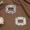 clips pour chaussures de mariage 1 paire de boucles en strass cristal pour talons de mariée chaussures à talons hauts avec fermoirs en strass comme accessoires