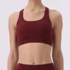 soutien gorge de sport respirant pour femmes, haut de fitness, soutien gorge de sport push up, coussinet fixe, sous vêtements de yoga, hauts de sport, gilet de course, vêtements de sport