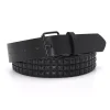 pyramide mode rivet ceinture hommes et femmes clouté ceinture punk rock avec boucle ardillon livraison directe noir