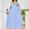 abaya robe longue de soirée pour femmes musulmanes, brodée de diamants, jalabiya, maroc, dubaï, abayas, kaftan, educational, eid ramadan