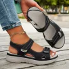 sandales d'été à la mode, durables, chaussures de voyage pour femmes, pantoufles de plage en plein air, sandales à plateforme légères, nouvelle collection 2025