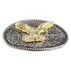 ceinture golden eagle avec motifs rétro, structure exquise, artisanat d'instituts