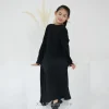 robe musulmane pour femme, ensemble 2 pièces, kaftan islamique, dubaï, abaya, 2024