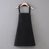 tablier polyvalent à double sangle pour les travaux de cuisine caractéristiques personnalisables couverture imperméable à l'huile durable pratique pour un usage quotidien