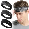 Bandeau de sport pour hommes – Bandeau respirant anti-transpirant absorbant la sueur pour le cyclisme en plein air, le fitness, la course à pied, le basket-ball