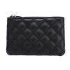 petit porte monnaie en cuir pu pour femme, portefeuilles à fermeture éclair, poudres, imprimé à carreaux, porte monnaie, porte cartes de visite, mini sac à monnaie pour femme