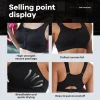 soutien gorge absorbant les chocs, respirant et à séchage rapide, sous vêtements de sport, yoga, fitness, course à pied