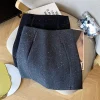 Jupe courte à paillettes de Style français pour femmes, grande taille, embellissement lourd, diamant, transfert de chaleur, jupe trapèze, printemps automne