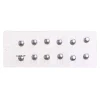 12pcs safe hijab broche strong metal plating pleat perle hijab clip luxury accessoire sans trous