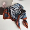 foulard en soie pour femmes, nouvelle mode printemps et été 2021, haut de gamme, sens rétro, petit foulard carré, accessoires