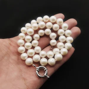 Grandes colliers de perles pour femmes, élégants, tendance européenne et américaine, pour voyage en plein air, fête de mariage, vacances, bijoux cadeaux