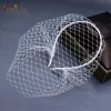 jm19 voile de mariée cage à oiseaux fard à joues voile court russe tulle cage voile visage voiles fascinateur accessoires de mariage pour la mariée