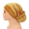 turban instantané en velours élastique doux, casquette intérieure hijabs, chapeau musulman, mode foulard pour femmes, couleur unie, bonnet hijab pour femmes