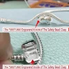 bracelet original en argent sterling 925 pour femme, breloques de bricolage, perles, lien salle, bijoux de poignet classique, célèbre marque