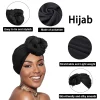 hijab écharpe femmes plaine couleur unie jersey mince doux élastique crème solaire châle foulard enveloppes femme pashmina foulards