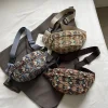 bohême velours côtelé ceinture sacs pour femmes mode fanny pack femme banane taille sac hanche sac à main épaule bandoulière poitrine sac poche