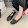 chaussures de ballet à nministériels d peu profond pour femme, mocassin souple, ballerine, rond, parker, document bonbon, mode 2024