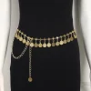 bohemian inspired metal taist chain vainage ajustement courrure ethnique réglable pour les accessoires d'usure d'usure