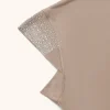 nouvelle couverture complète undercap strass brillants hijab instantané pour les femmes musulmanes solide coton jersey bonnet prêt à porter casquette intérieure