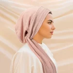 Femmes musulmanes Hijab pré-attaché chapeau foulard rides longue queue chimio casquette pansement Bonnet tête enveloppement Bandanas bandeau Turbante Mujer