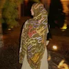 ramadan hijab bohème imprimé femmes aquarelle doux musulman hijabs léger châle enveloppement écharpe foulard été plage sarong