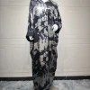 une pièce nouvelle tendance brillant et scintillant femmes islam abaya cardigan vêtements d'extérieur manteau long tenue de fête élégante dubaï kimono abaya robe