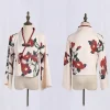 robe longue à imprimé floral de style japonais, jupe kimono, costume kawaii pour filles, robe de soirée, costume vintage, cosplay asiatique pour dames, nouveau