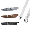 ceinture en cuir pu pour femme, broche argentée, ceinture strucmince, tendance de la mode, ceinture rétro gothique simple, accessoires polyvalents pour jeans