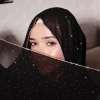 Nouvelle mode strass chaîne Hijab longue en mousseline de soie foulards doux pierre brillante enveloppes élégant Echarpe Foulard femmes musulmanes écharpe