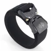 ceinture tactique, ceinture de travail militaire de randonnée de 1.5 pouces avec boucle à dégagement rapide robuste, nouvelles ceintures élastiques en alliage d'aluminium pour hommes
