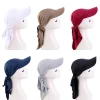 casquette hijab instantanée pour femmes, bonnet en voile musulman, chapeaux de soleil, écharpe enveloppante, casquettes de baseball, bandana, turban, nouvelle collection 2024