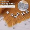 miusie 220/260 pièces épingles de sûreté différentes tailles pour répondre à une variété d'aiguilles épingles de sûreté en argent vêtements tranchants épingles de sûreté kits de couture