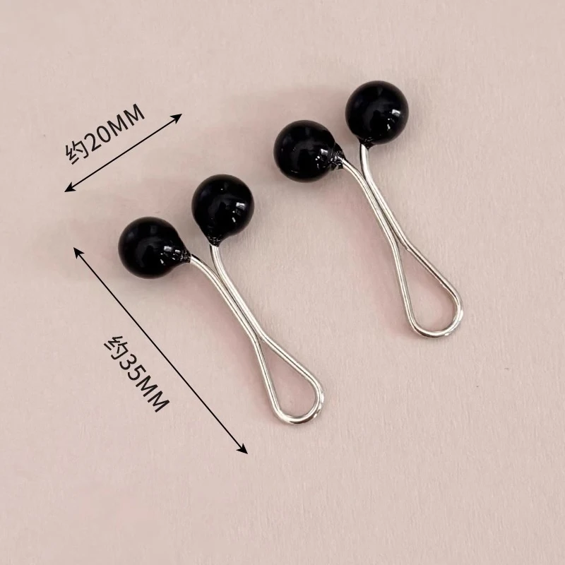 Épingle d'écharpe Hijab en perles colorées à la mode, couvre-tête pour femmes musulmanes, Clips de broche en forme de U, accessoires de support d'écharpe antidérapants
