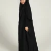 ramadan musulman enfants filles abaya solide longue caftan abaya enfant robe enfants vêtements pour cadeau