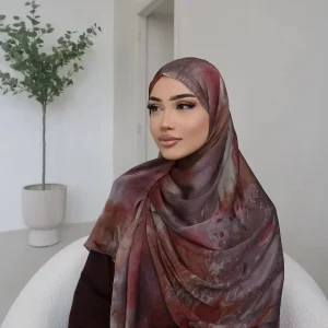 Nouveauté aquarelle imprimé fleuri respirant léger doux coton rayonne Viscose tissé musulman femmes châle Hijab écharpe