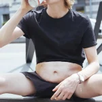 Sac banane de grande capacité, fermeture à glissière réglable, poudre de taille, apparence réaliste, ventre intéressant, sac banane pour papa