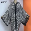 winyi col en v afrique robe femmes boho décontracté caftan vintage robe de soirée plage couvrir abaya dubaï luxe abaya femme musulmane