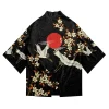 kimono japonais costumes traditionnels garçons fille mode kimono cardigan veste vêtements de plage cape haori mode japonaise