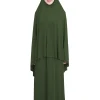Abaya-Ensemble de Vêtement de Prière Musulmane pour Femme, Robe Hijab Formelle, Vêtements Islamiques, Dubaï, Turquie, Namaz, Ensembles Musulmans Longs, 208.ken