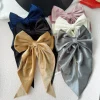 pinces à cheveux en satin pour filles, 6styles, longues et grandes nœuds flottants, pince à cheveux arrière, rouge internet avec le même tempérament, accessoires pour cheveux élégants