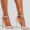 sandales à talons aiguilles à bout ouvert pour femmes, sexy, élégantes, de fête, creuses, catwalk, nouvelle boucle de couleur unie, sandales romaines décontractées, été