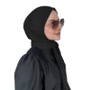 prêt à porter fermeture à pression hijab pour les femmes musulmanes couverture complète bandeau écharpe islam insère turban femme bandeau châle