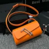 sac à main en cuir pu solide pour femme, sac orange vert initié à la mode, sac à bandoulière dégager design, petit sac à main de marque