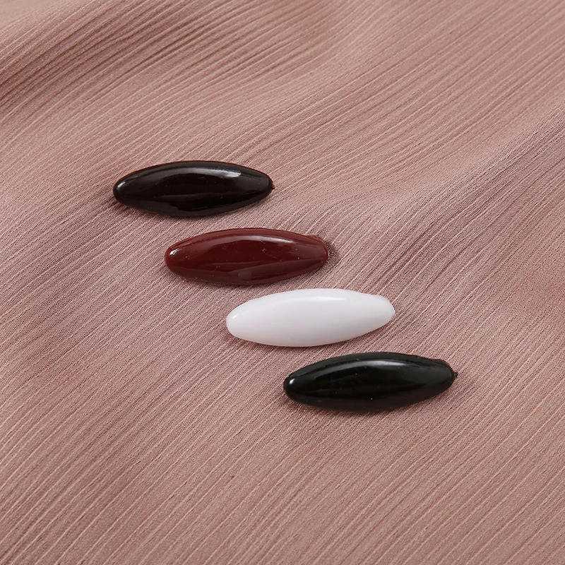Épingles de sûreté pour femmes, 4 pièces, accessoires pour écharpe, épingles ovales de couleur unie pour Hijabs musulmans, épingles colorées du Ramadan pour châle