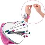 Bracelet magnétique couture Pincushion Bracelet broche support de coussin pour Quilting épingles à coudre Bracelet dragonne en Silicone