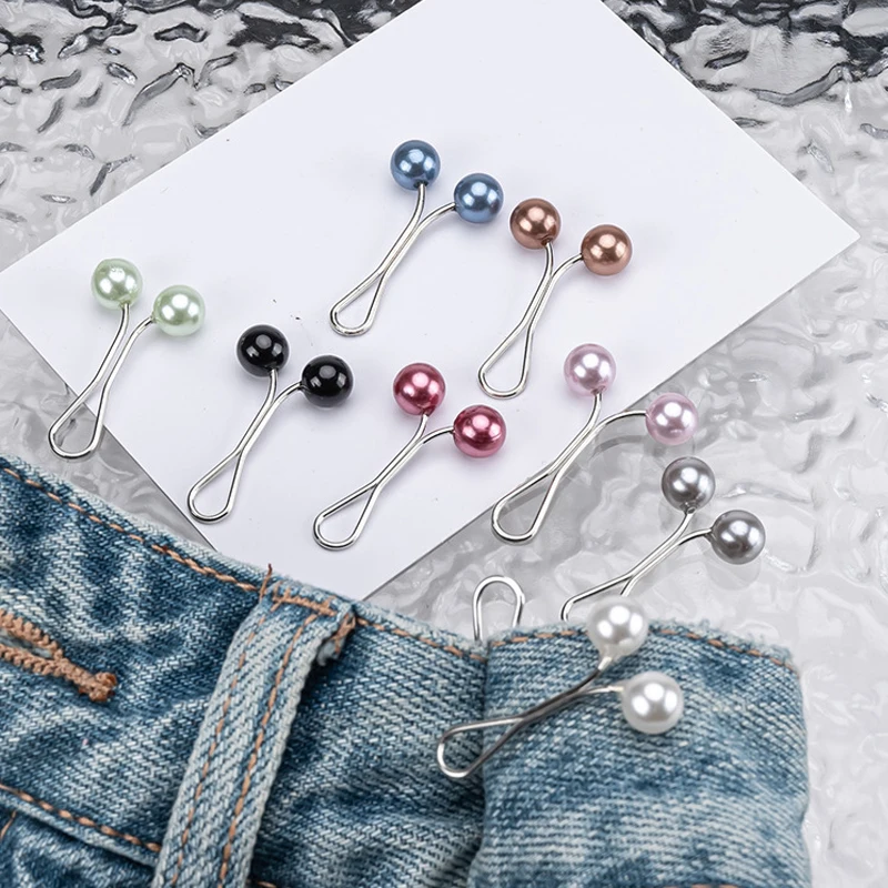Épingle d'écharpe Hijab en perles colorées à la mode, couvre-tête pour femmes musulmanes, Clips de broche en forme de U, accessoires de support d'écharpe antidérapants