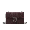 Sac à bandoulière en cuir Chic pour femmes, sac à main à bandoulière de styliste célèbre, fourre-tout de luxe pour dames
